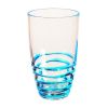 Swirl Acrylic Glasses Drinking Set of 4 (20oz), Plastic Drinking Glasses, BPA Free Cocktail Glasses, Drinkware Set, Hi Ball Plastic Water Tumblers