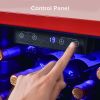 Countertop Wine Cooler with Compressor System and Digital Temperature Control - UV-Protective Finish, Holds 24 Standard Bottles