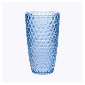 Diamond Cut Acrylic Glasses Drinking Set of 4 (19oz), Plastic Drinking Glasses, BPA Free Cocktail Glasses, Drinkware Set, Drinking Water Glasses (Color: as Pic)