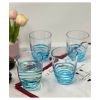 Swirl Acrylic Glasses Drinking Set of 4 DOF (15oz), Plastic Drinking Glasses, BPA Free Cocktail Glasses, Drinkware Set, Drinking Water Glasses